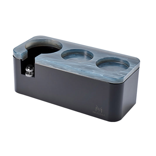 Coffee Tamping Station: Black/Blue