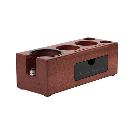 Multifunctional Coffee Station with Storage: Walnut