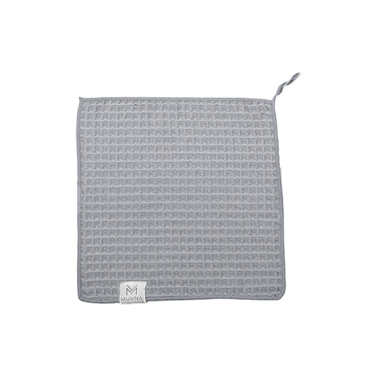 Small Waffle Barista Towel: Grey