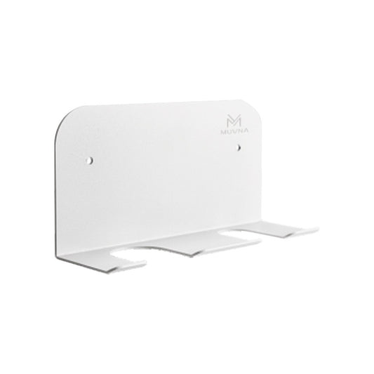 Double Portafilter Handle Rack: White