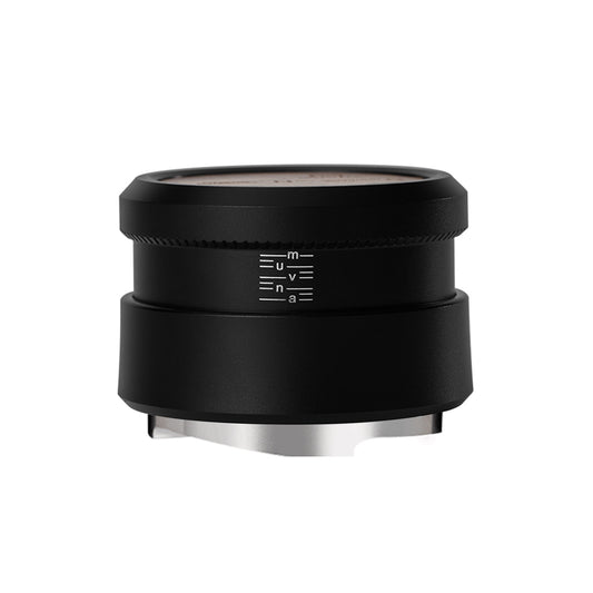 Solid Wood Gravity Coffee Distributor: 53mm Black - Three Paddles
