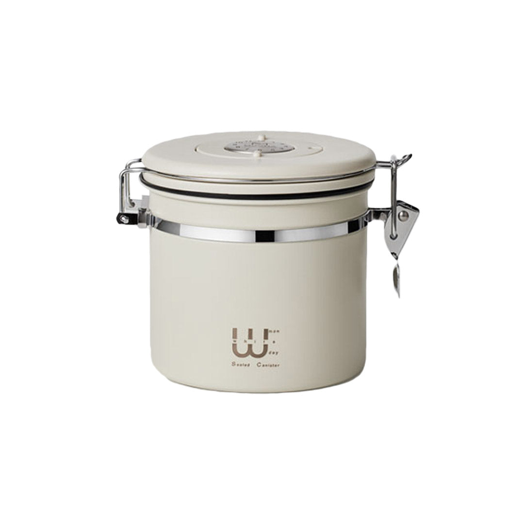 Coffee Storage Container: 250g White