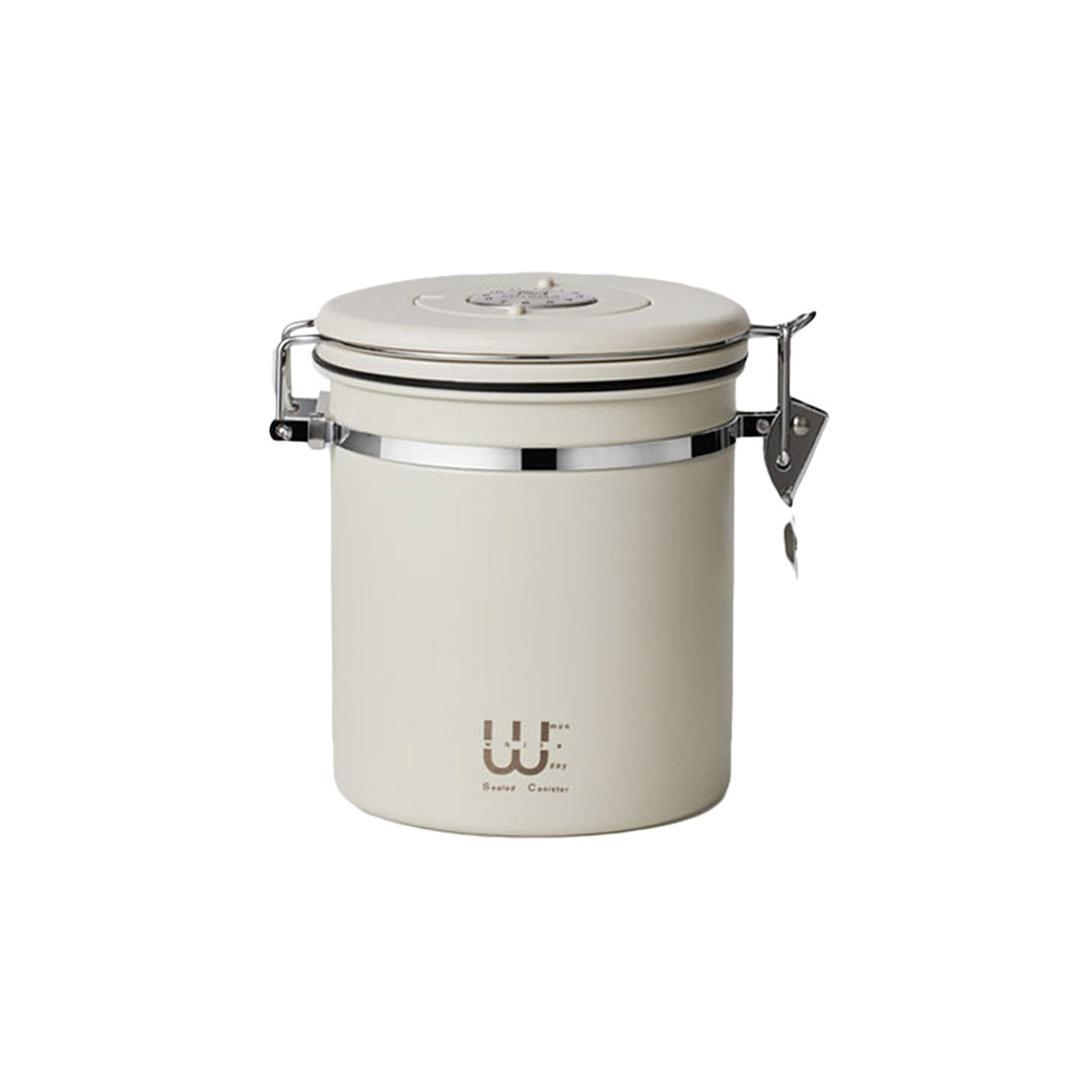 Coffee Storage Container: 500g White